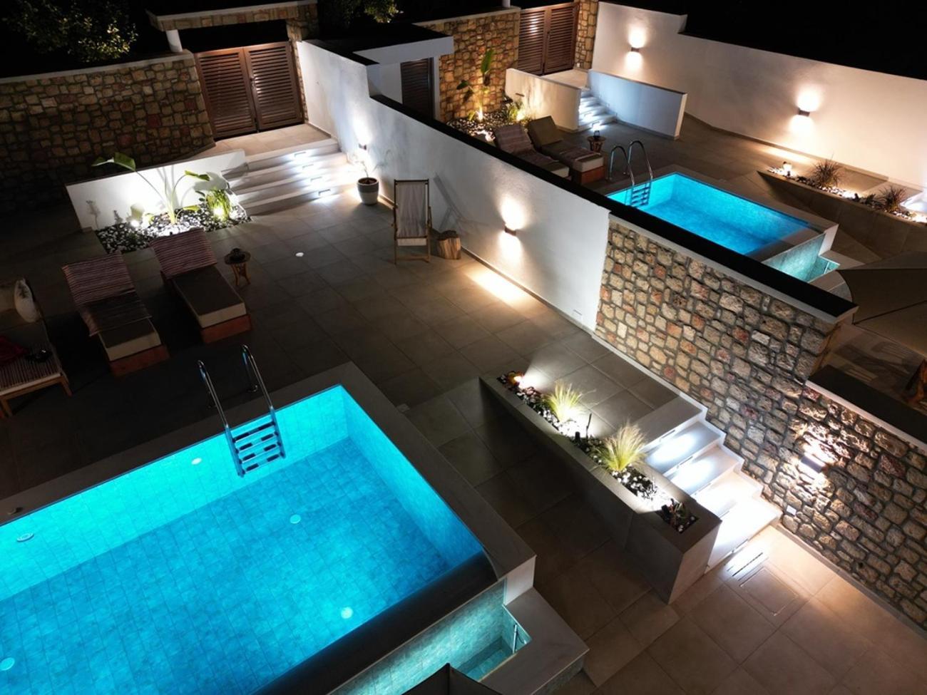 Valantina'S & Mannouel Lardos Luxury Villas Bagian luar foto